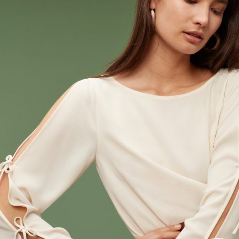 Aritzia pozzi blouse